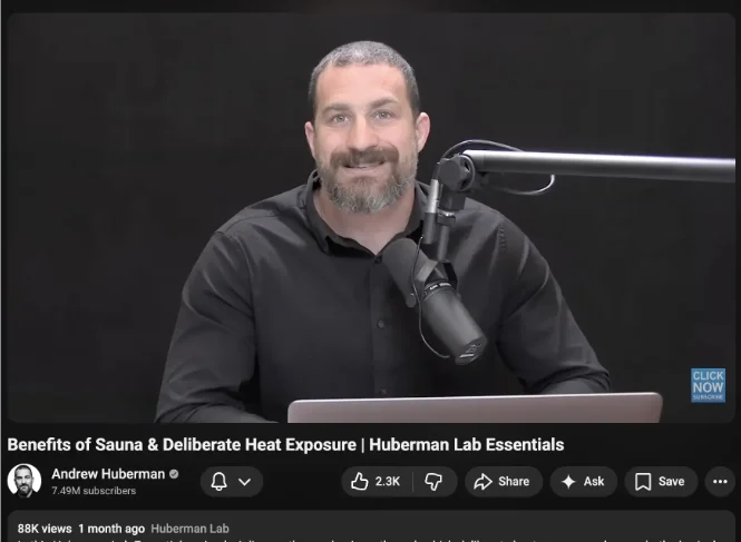 Deconstructing Huberman on Sauna